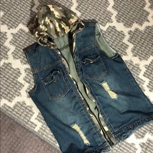 Denim vest